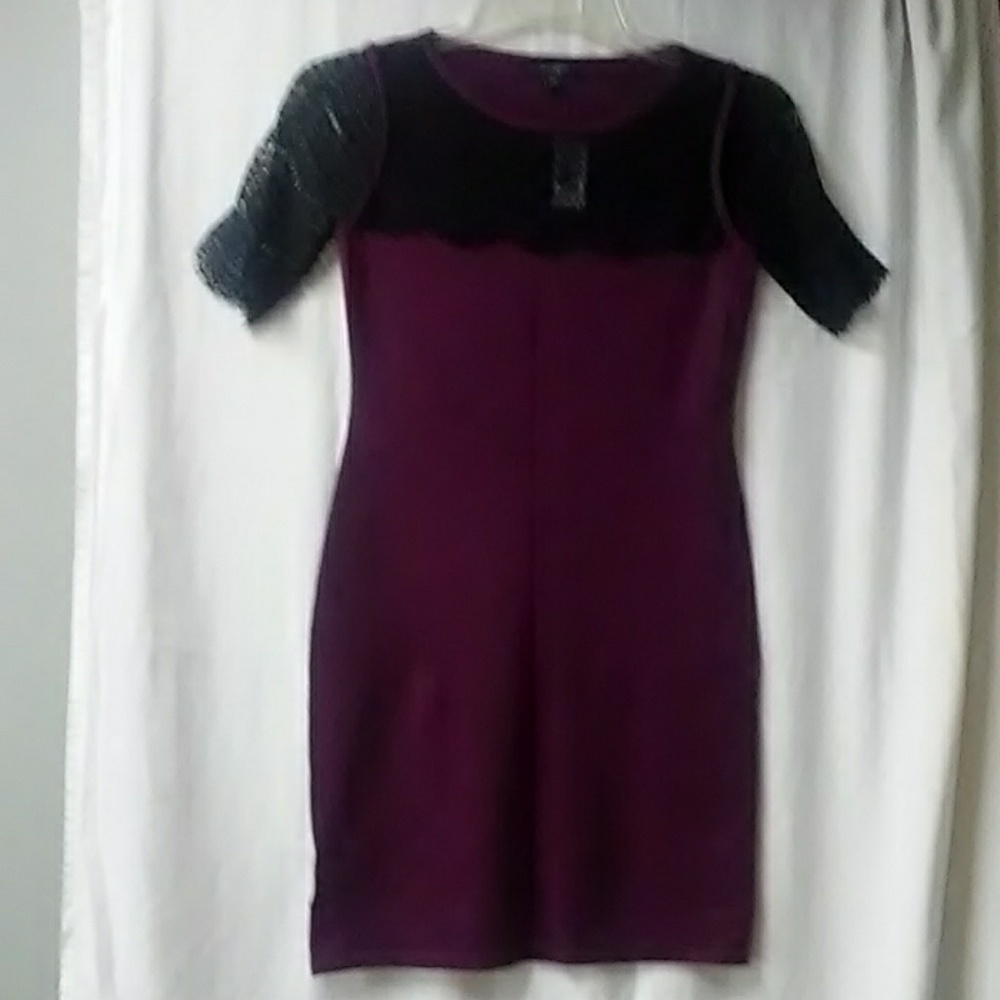 Short sleeve sweater dress